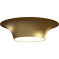 Load image into Gallery viewer, Emiko Large Flush Mount - Aged Gold Finish
