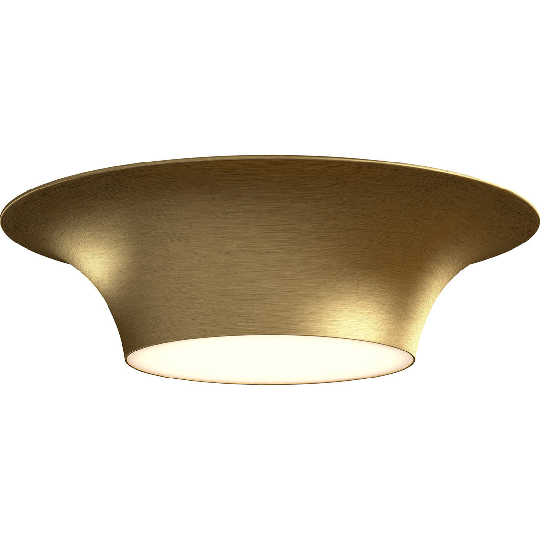 Emiko Large Flush Mount - Aged Gold Finish