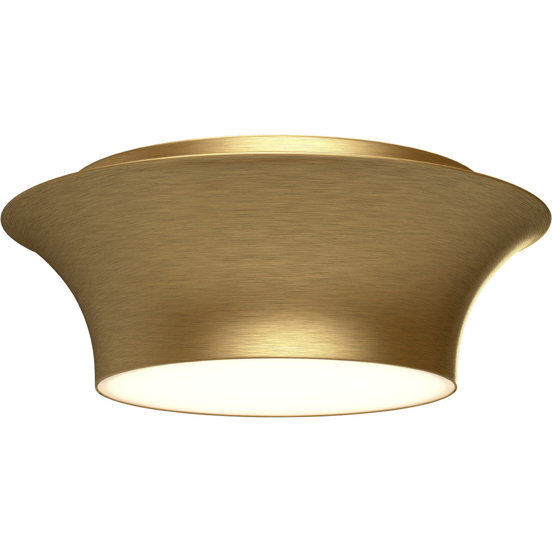 Emiko Small Flush Mount - Aged Gold Finish