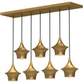 Load image into Gallery viewer, Emiko Linear Suspension - Aged Gold Finish
