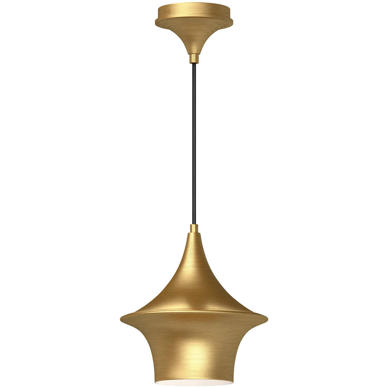 Emiko Small Pendant - Aged Gold Finish