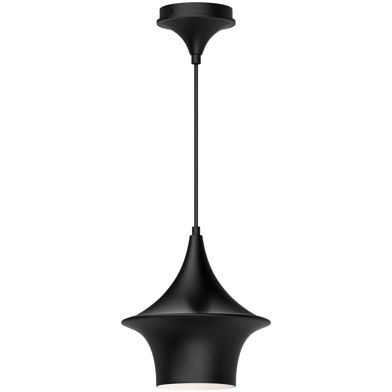 Emiko Small Pendant - Matte Black Finish