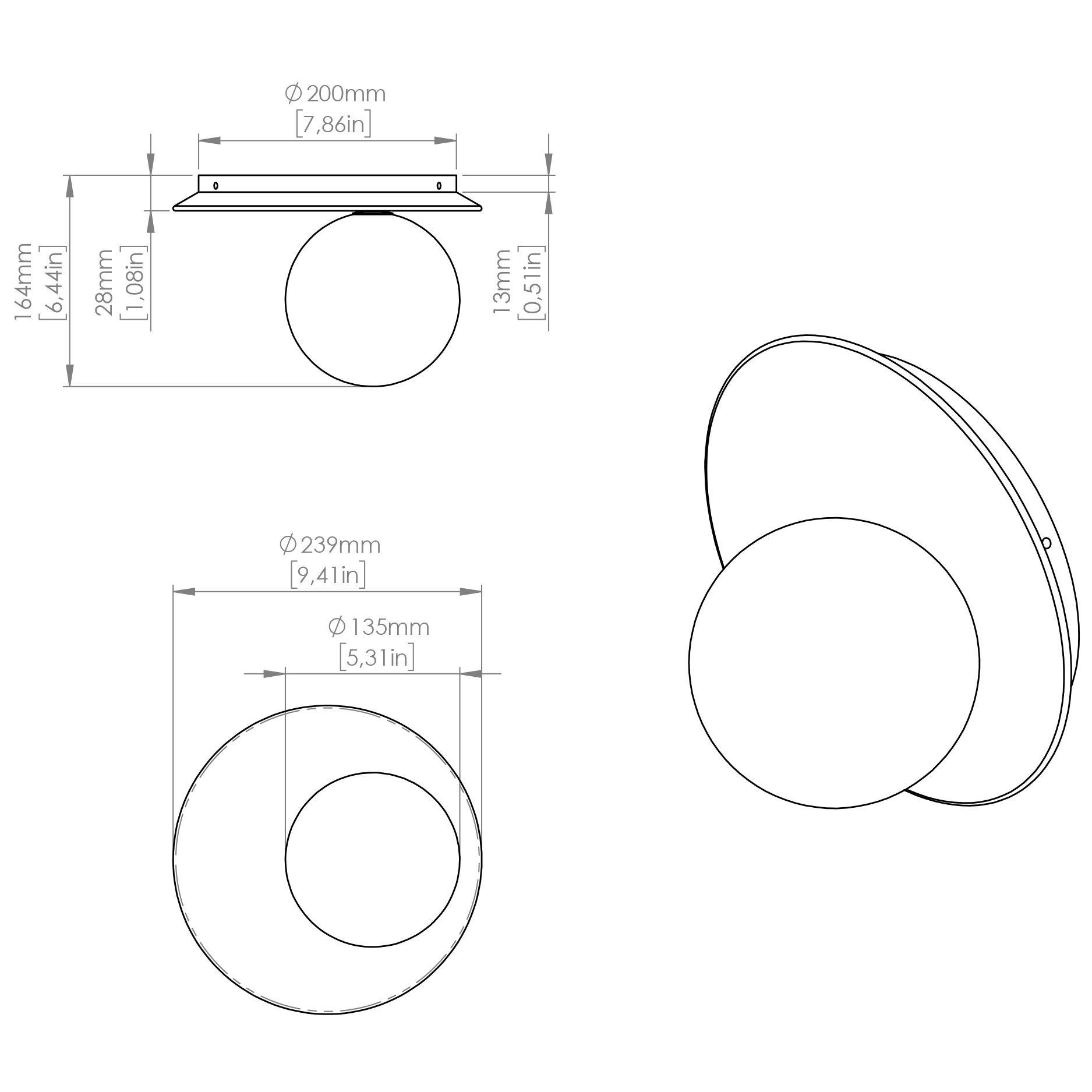 Emma Wall Sconce - Diagram