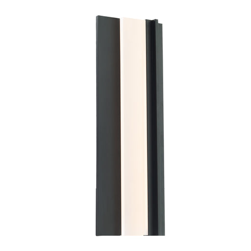 Enigma Large LED Outdoor Wall Sconce - Black Finish
