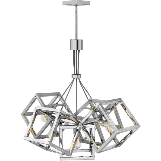 Ensemble 5-Light Chandelier - Polished Nickel