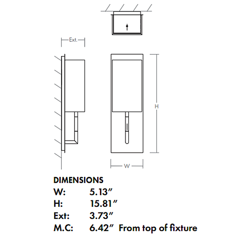 Epoch Wall Light - Diagram