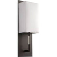 Load image into Gallery viewer, Epoch Wall Light - Oiled Bronze Finish White Cotton Shade
