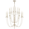 Load image into Gallery viewer, Erika Two-Tier Chandelier - Belgian White Finish
