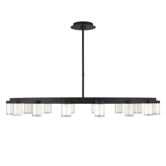 Esfera Large Chandelier - Nightshade Black Finish