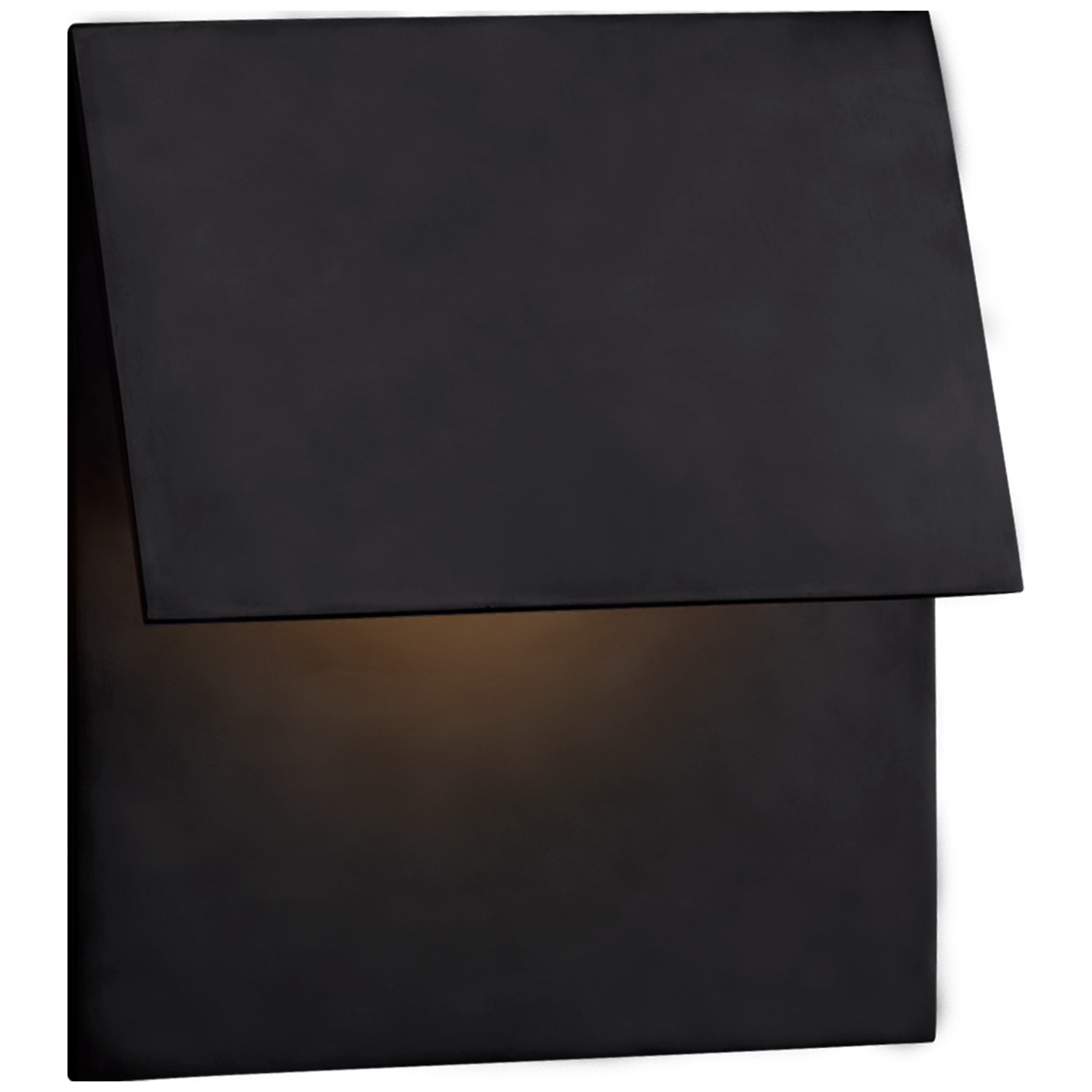 Esker Single Fold Sconce - Bronze