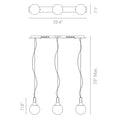 Load image into Gallery viewer, Essence LED Linear Suspension - Diagram
