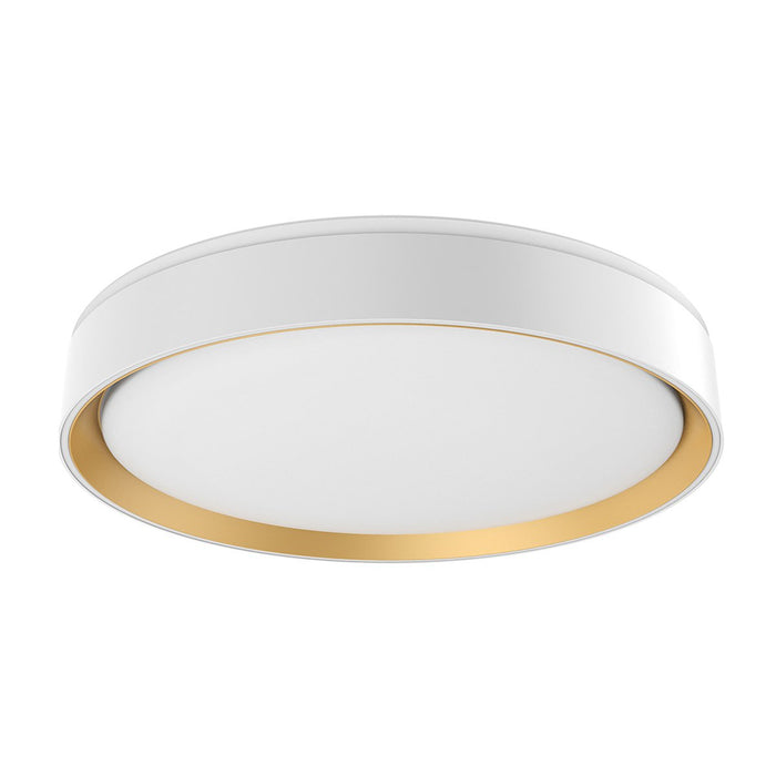 Essex LED Flushmount - White/Gold Finish