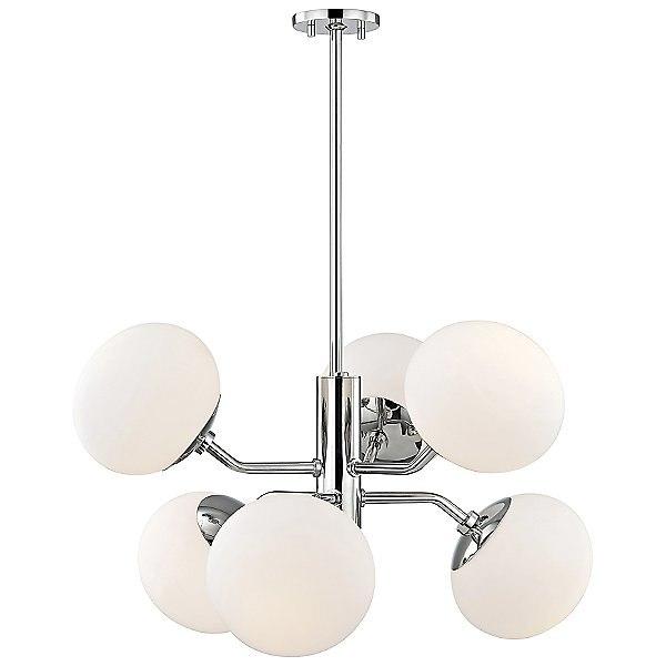 Estee Chandelier Polished Nickel