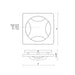 Etna LED Outdoor Wall Sconce - Diagram