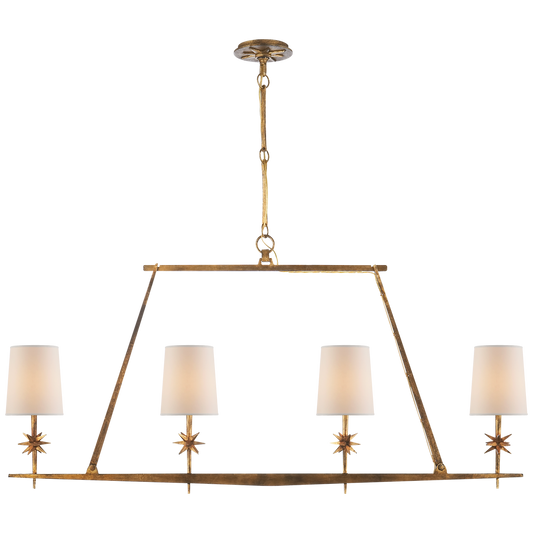 Etoile Linear Chandelier - Gild Finish