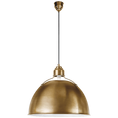 Load image into Gallery viewer, Eugene Large Pendant - Hand-Rubbed Antique Brass Finish
