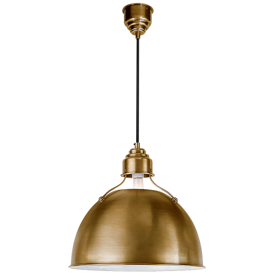 Eugene Medium Pendant - Hand-Rubbed Antique Brass Finish