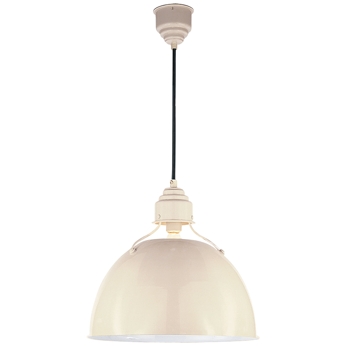 Eugene Medium Pendant - Lightly Antique White Finish