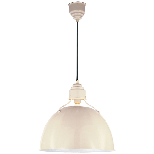 Eugene Medium Pendant - Lightly Antique White Finish