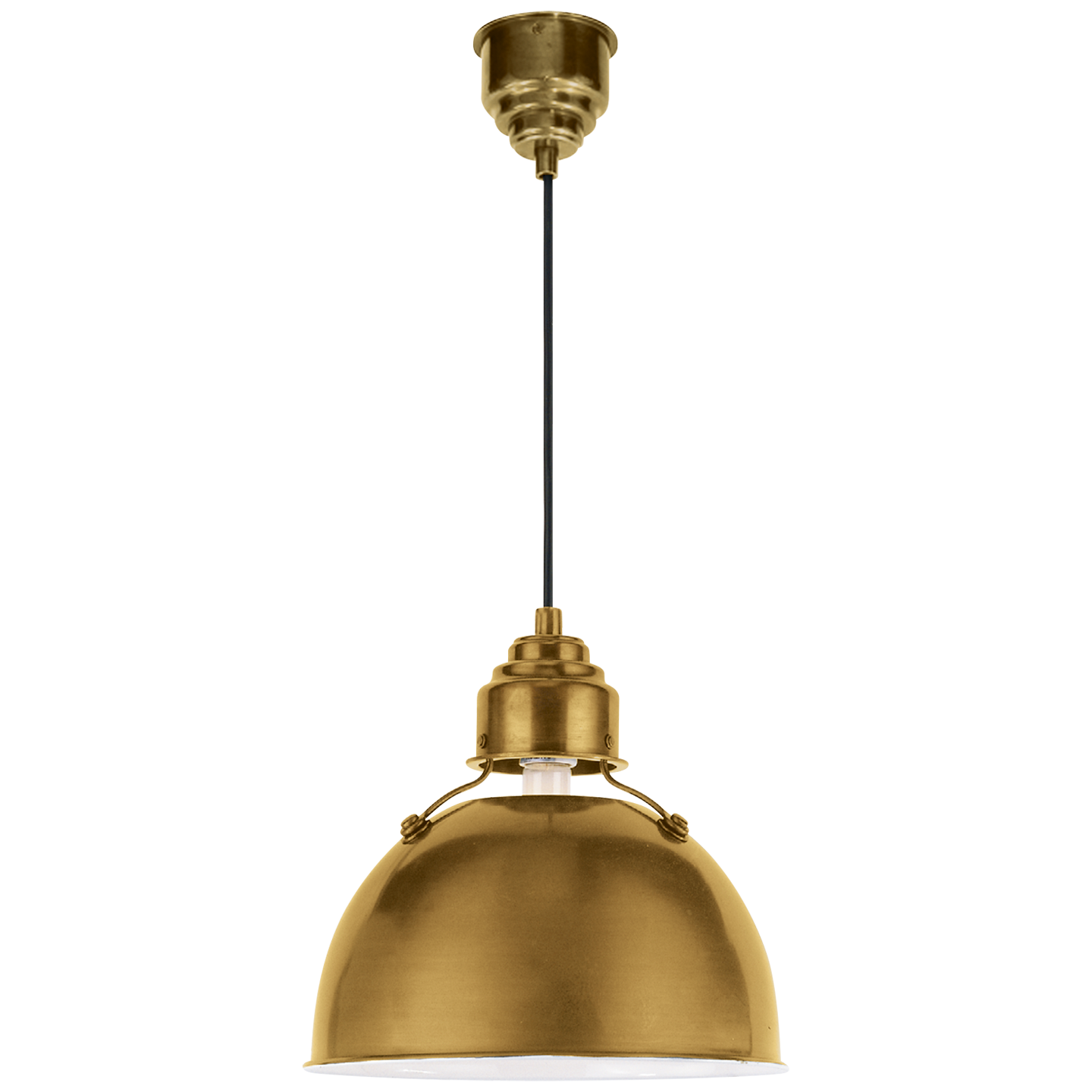 Eugene Small Pendant - Hand-Rubbed Antique Brass Finish