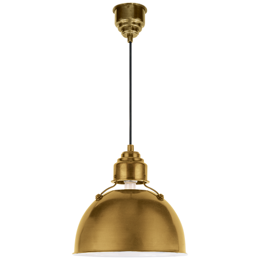 Eugene Small Pendant - Hand-Rubbed Antique Brass Finish