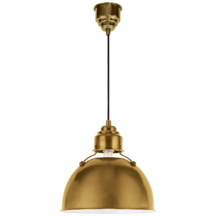 Eugene Small Pendant - Hand-Rubbed Antique Brass Finish