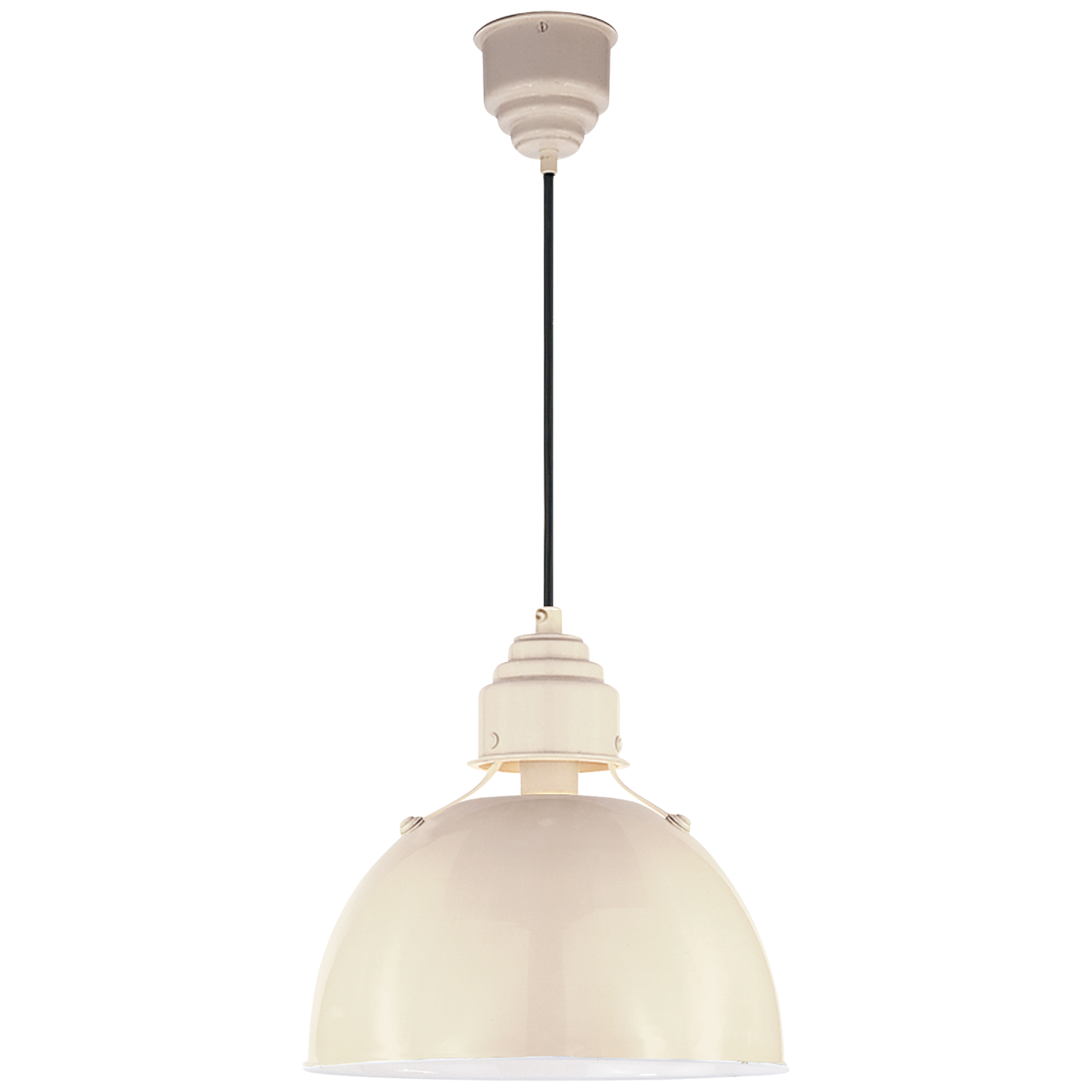 Eugene Small Pendant - Lightly Antique White Finish