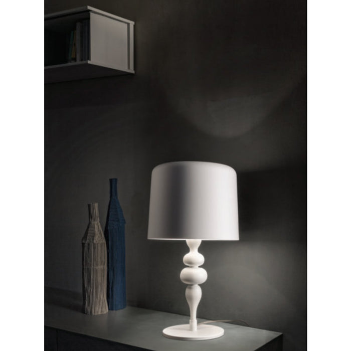 Eva 4 Light Table Lamp - White Finish Display