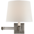 Load image into Gallery viewer, Evans Swing Arm Sconce - Antique Nickel Finish
