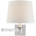 Load image into Gallery viewer, Evans Swing Arm Sconce - Polished Nickel Finish
