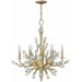 Eve Small Chandelier - Champagne Gold