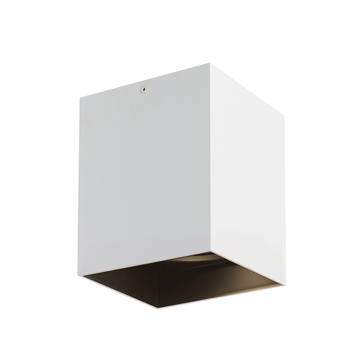 Exo 6" LED Flush Mount - Matte White/Black Finish