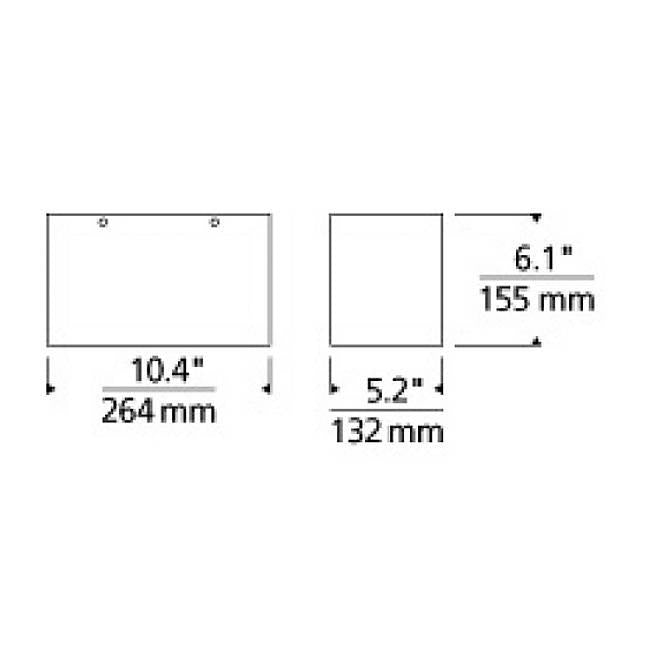 Exo Dual Ceiling Light - Diagram