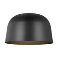 Load image into Gallery viewer, Foundry 15 Flush Mount - Nightshade Black Finish
