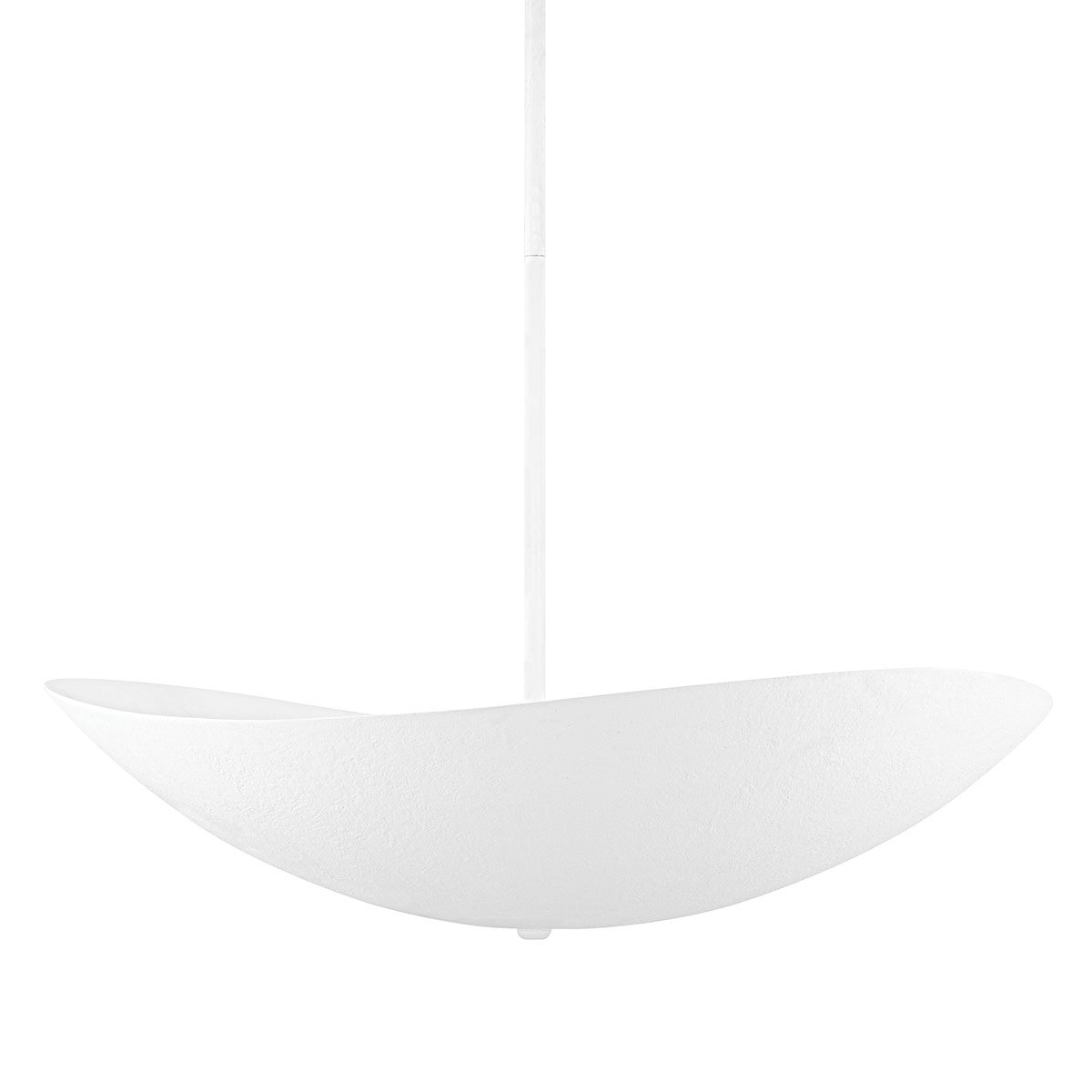 Fabius Large Pendant - Plaster White Finish