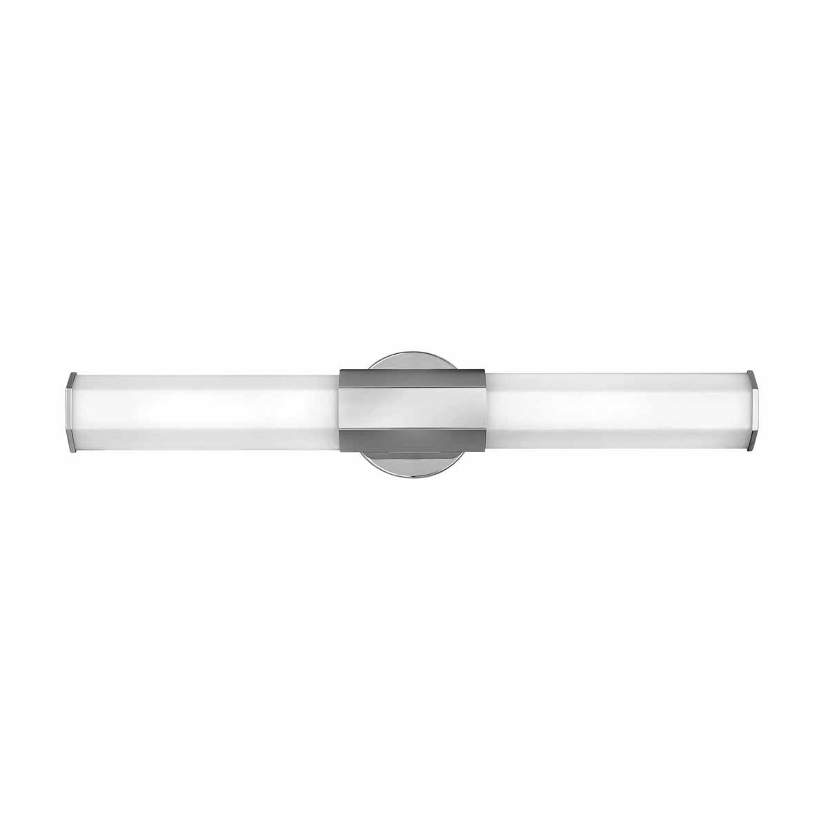 Facet Medium LED Bath Bar - Polished Nickel Finish