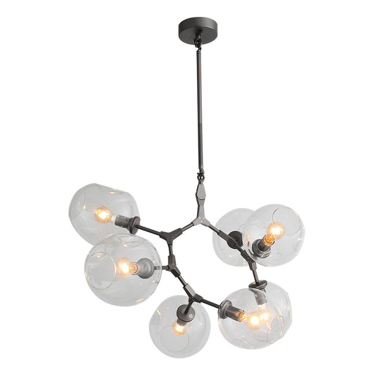 Fairfax Round Chandelier - Dark Bronze Finish