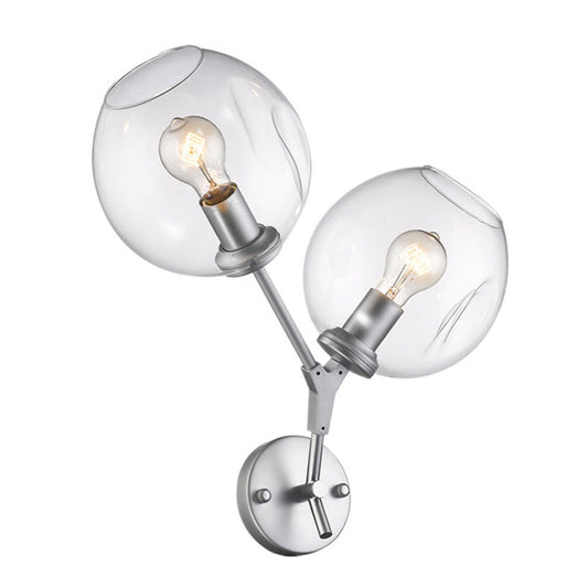 Fairfax Wall Sconce - Matte Chrome Finish