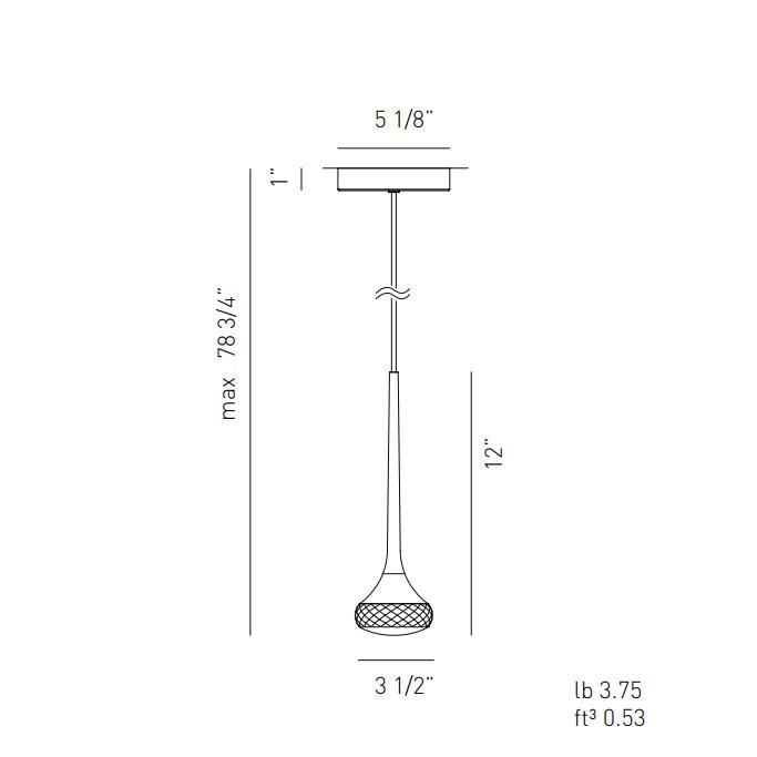 Fairy Pendant Light - Diagram