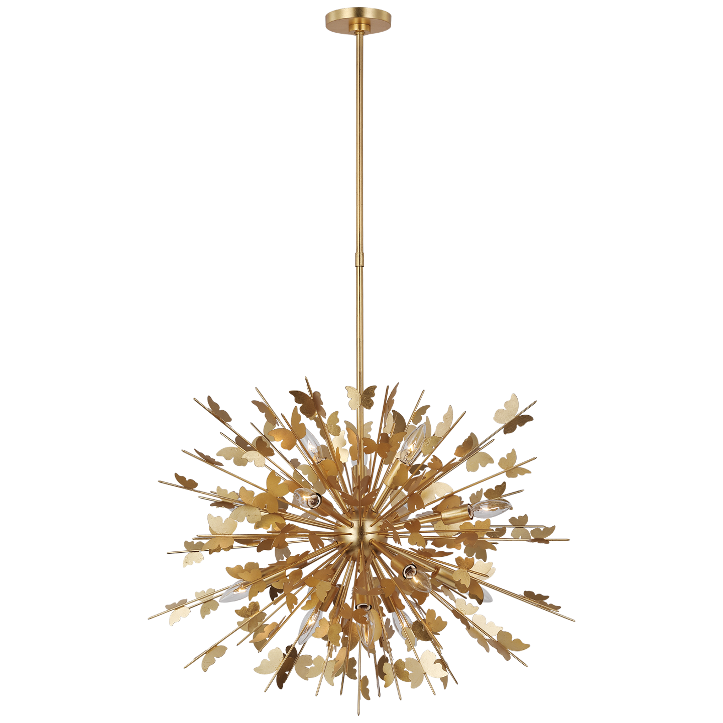 Farfalle Medium Chandelier - Gild Finish