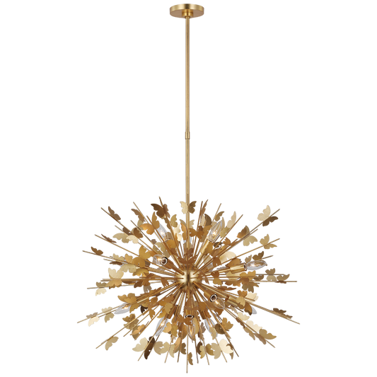 Farfalle Medium Chandelier - Gild Finish