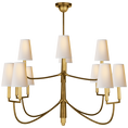 Load image into Gallery viewer, Farlane Large Chandelier - Hand-Rubbed Antique Brass
