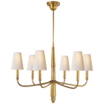 Load image into Gallery viewer, Farlane Small Chandelier - Hand-Rubbed Antique Brass
