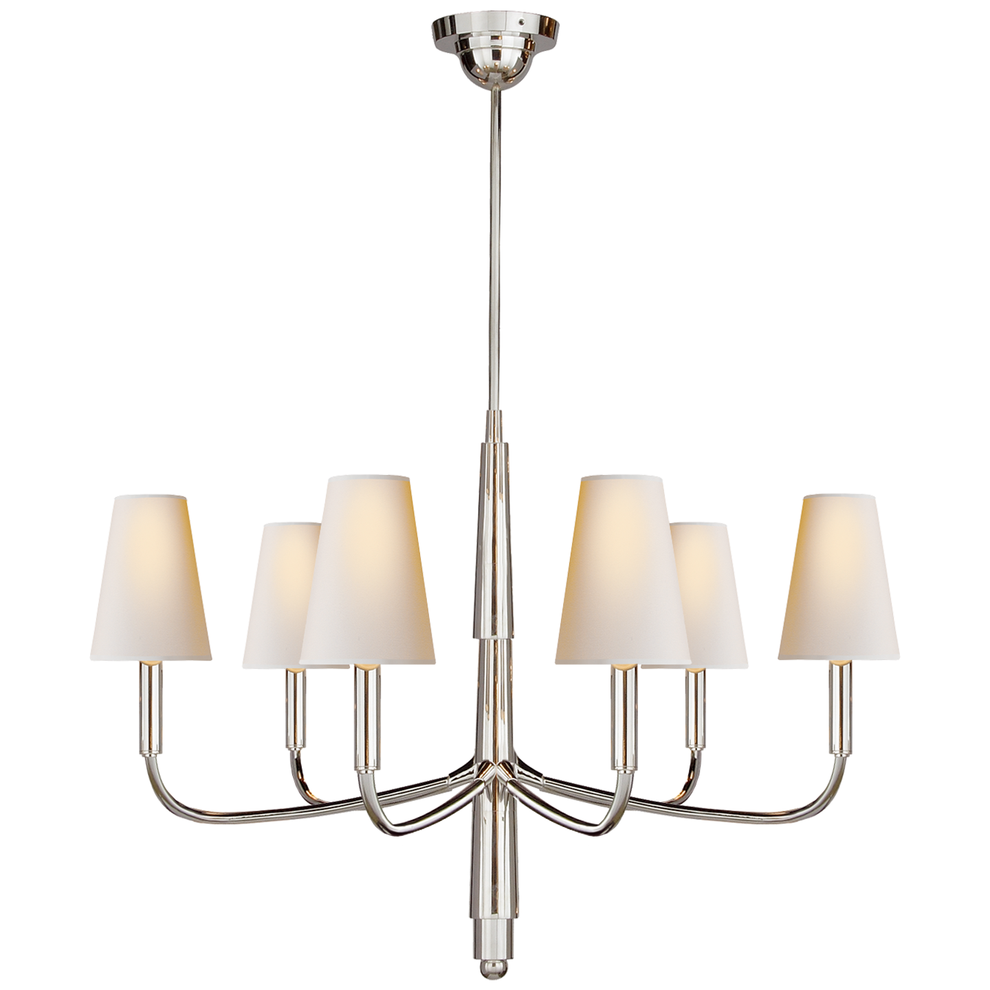 Farlane Small Chandelier - Polished Silver