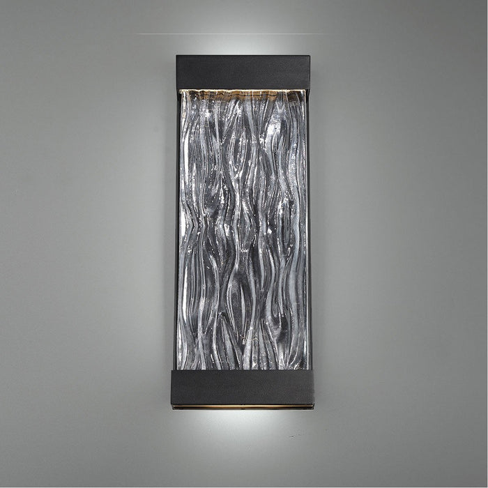 Fathom Small Outdoor Sconce - Black Finish Display
