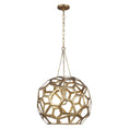 Load image into Gallery viewer, Feccetta Large Pendant - Antique Gild Finish
