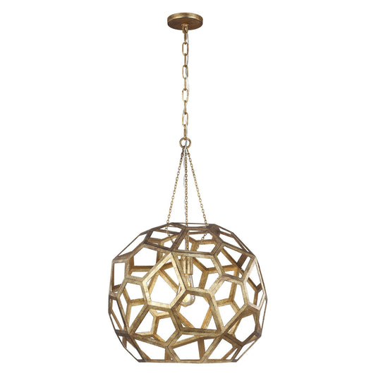 Feccetta Large Pendant - Antique Gild Finish