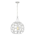 Load image into Gallery viewer, Feccetta Medium Pendant - Paper Mache White Finish
