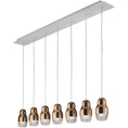 Load image into Gallery viewer, Fedora LED Multi-Light Linear Suspension - Rose Gold Finish
