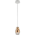 Load image into Gallery viewer, Fedora LED Pendant - Rose Gold Finish
